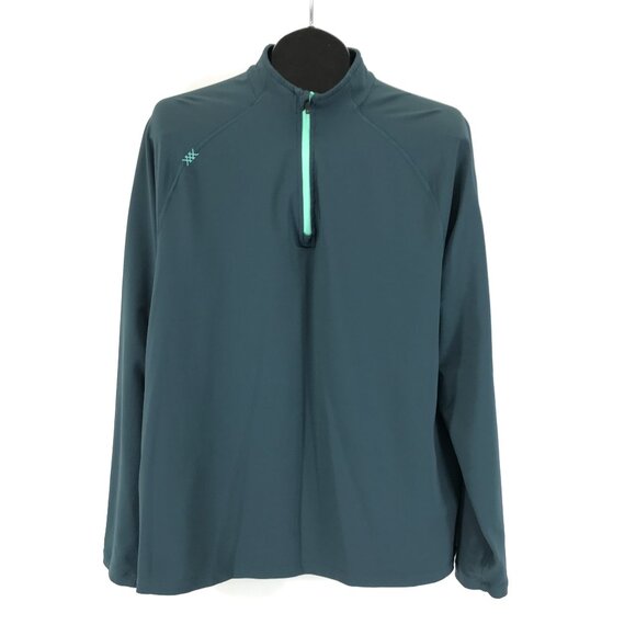 Rhone Session 1/4 Zip Pullover Men's Large Long Sleeve Performance Active Winter - Picture 1 of 13